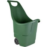 Omnipazar So-Baha Tekerlekli Bahçe Düzenleme Arabası 50 Litre - Yeşil