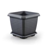 Omnipazar So-Hk03 Hisar Kare Tabaklı Saksı 25.5 Litre No 3