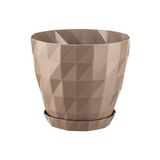 Omnipazar So-Krt4 Dekoratif Kristal Saksı Takımı 3.25 Litre No 4 - Mocha