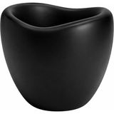 Omnipazar So-Lle Lale Saksı Dekoratif Modern Plastik Iç Kovalı 52 Litre - Siyah