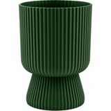 Omnipazar SO-LTSA02 Lotus Ayaklı Plastik Vazo Çiçek Saksı 5 Litre No: 2 - Yeşil