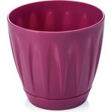 Omnipazar SO-P005 Papatya Saksı Takım 12 Litre No 5 - Vişne