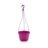 Omnipazar SO-SM01 Safir Makrome Askılı Balkon Saksı Takımı 1,7 Litre No 1 - Vişne