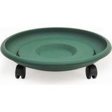 Omnipazar SO-TT03 Tekerlekli Saksı Tabağı No 3 - Yeşil