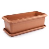 Omnipazar SO-V691 Tabaklı Villa Bahçe Saksı Takımı 39 Litre No 1 - Kiremit