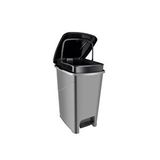 Omnipazar Srl-3029 Slim Pedallı Plastik Çöp Kovası İç Kovalı 25 Lt Çok Renkli
