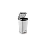 Omnipazar Srl-3029 Slim Pedallı Plastik Çöp Kovası İç Kovalı 25 Lt