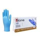Omnipazar Stone Nitril Pudrasız Mavi Muayene Eldiveni 100' Lü Paket Small