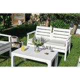 Omnipazar SY-2492 Solemare 2'li Bahçe Oturma Grubu Koltuk Takımı - Beyaz