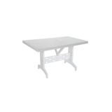 Omnipazar Sy-2575 Beyaz Dikdörtgen Plastik Masa 70X120cm