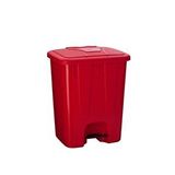 Omnipazar Sy-4255 40 Lt Köşeli Pedallı Plastik Çöp Kovası (iç Kovasız) Çok Renkli