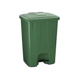 Omnipazar SY-4260 Yeşil Köşeli Pedallı Çöp Kovası 65 litre 08719
