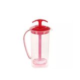 Omnipazar Sy-4564 Plastik Uzun Karıştırıcılı Ayran Sürahi 1,75 Lt Kırmızı