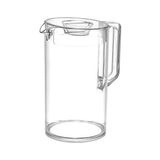 Omnipazar Sy-4566 Plastik Smart Kristal Sürahi 1,8 Lt Şeffaf