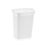 Omnipazar Sy-4630 Plastik Safir Kirli Çamaşır Sepeti 55 Lt Beyaz