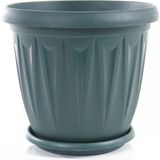 Omnipazar SY-5704 5 Lt Plastik Ürgüp Saksı Takımı No 4 - Yeşil