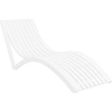 Omnipazar TRK-087 Siesta Lüks Ergonomik Slim Tasarım Şezlong - Beyaz