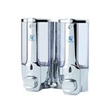 Omnipazar Xinda Zyq138sk Sıvı Sabun Ve Şampuan Dispenseri 2' Li Krom 2x380 Ml Gri
