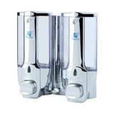 Omnipazar Xinda ZYQ138SK Sıvı Sabun ve Şampuan Dispenseri 2' Li Krom 2X380 ml