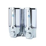 Omnipazar Xinda Zyq138sk Sıvı Sabun Ve Şampuan Dispenseri 2' Li Krom 380 Ml Çok Renkli