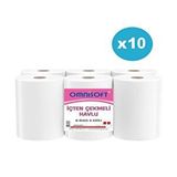 Omnisoft 10 Koli İçten Çekmeli Kağıt Havlu 60 Rulo
