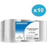 Omnisoft 10 Koli Mini Cimri İçten Çekmeli Tuvalet Kağıdı 30 Kg 120 Rulo