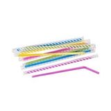 Omnisoft Jelatin Sargılı Geniş Körüklü Frozan Pipet Karışık Renkli 50'li Paket Çok Renkli