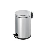 Omnisoft PLX3700-308 8 L Krom Paslanmaz Pedallı Çöp Kovası