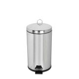 Omnisoft PLX3700-316 Krom Pedallı Paslanmaz Çöp Kovası 16 Lt