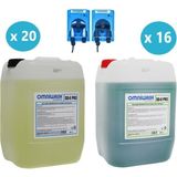 Omniwash Pro Bulaşık Yıkama Deterjan ve Parlatıcı Seti Dozaj Pompası 20 +16