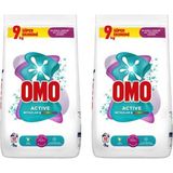 Omo 9 kg Active Beyazlar ve Renkliler için Toz Deterjan