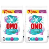 OMO Active Beyazlar & Renkliler Toz Deterjanı 7.5 kg (2 paketi)