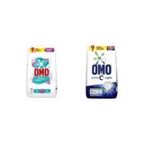 Omo Active Beyazlar ve Renkliler için Toz Çamaşır Deterjanı, 9 kg, 60 Yıkama, 1 Paket (1 x 9000 g) ve Omo Active Oxygen Toz Çamaşır Deterjanı Beyazlar İçin 9 Kg