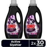 Omo Active Cold Power Siyahlar Için Sıvı Deterjan 1500 ml X2 - 1,5 lt