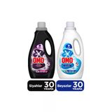 Omo Active Cold Power Siyahlar Sıvı Deterjan 1500 Ml X1 + Beyazlar Sıvı Deterjan 1500 Ml X1