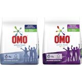 Omo Active Fresh Beyazlar 4 kg + Renkliler 4 kg 2'li Set