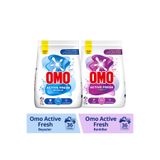 Omo Active Fresh Beyazlar 5.5Kgx1 Active Fresh Renkliler 5.5Kgx1 Toz Çamaşır Deterjanı