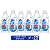 Omo Active Fresh Cold Power Beyazlar Için Sıvı Deterjan 1500 Ml X 6