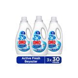 Omo Active Fresh Cold Power Beyazlar İçin Sıvı Deterjan 1500 Ml X3