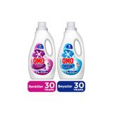 Omo Active Fresh Cold Power Beyazlar Sıvı Deterjan 1500Ml X1 + Renkliler Sıvı Deterjan 1500Ml X1
