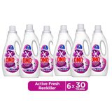 Omo Active Fresh Cold Power Renkliler Için Sıvı Deterjan 1500 Ml X 6