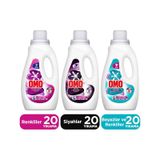 Omo Active Fresh Cold Power Renkliler Sıvı Deterjan 1000ml X1 Siyahlar X1 Beyazlar Ve Renkliler X1 Diğer