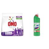 Omo Active Fresh Toz Çamaşır Deterjanı Renkliler 1.5 kg 10 Yıkama(1) Domestos Yoğun Kıvamlı Çamaşır Suyu Maksimum Hijyen Dağ Esintisi, 750 ml(3)