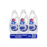 Omo Active Oksijen Etkisi Beyazlar İçin Sıvı Deterjan 1500 Ml X3