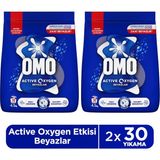 Omo Active Oxygen Beyaz Çamaşırlar Için Toz Deterjanı 4.5 kg X2 - 4,5 kg
