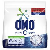 Omo Active Oxygen Toz Çamaşır Deterjanı Beyazlar için, 1.2 kg