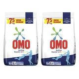 Omo Active Renkliler & Beyazlar Toz Çamaşır Deterjanı 7.5 kg x 2 Adet