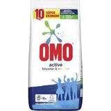 Omo Active Toz Çamaşır Deterjanı 10 kg - Beyazlar ve Renkliler İçin 66 Yıkama Dağ Kokusuyla Süper Ekonomi