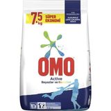 Omo Active Toz Çamaşır Deterjanı 7.5kg Beyazlar ve Renkliler İçin Süper Ekonomi ve Leke Çıkarma