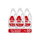 Omo Cold Power Sık Yıkananlar Tüm Renkler Için Sıvı Çamaşır Deterjanı 2500 L x3